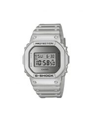 G-Shock Zegarek DW-5600FF-8ER Szary. Szare, cyfrowe zegarki męskie G-Shock, bez wzorów. Za 469.99 zł.