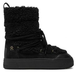 Śniegowce Tommy Hilfiger. Czarne śniegowce damskie Tommy Hilfiger, bez zapięcia. Za 429.99 zł.