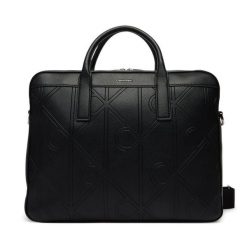 Torba na laptopa Calvin Klein. Czarne torby na laptopa damskie Calvin Klein, bez wzorów. Za 649.99 zł.