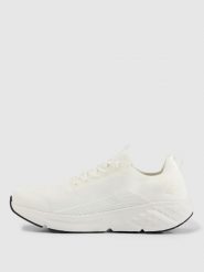 4F Niskie sneakersy sportowe VELOCORE męskie - białe 45. Białe buty sportowe męskie 4F, bez wzorów, z dzianiny, bez zapięcia. Za 299.99 zł.