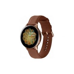 Smartwatch Samsung Galaxy Watch Active 2 Stainless Gold 44mm Brązowy (SM-R820NSDADBT). Brązowe zegarki smartwatch SAMSUNG, bez wzorów. Za 1,786.00 zł.