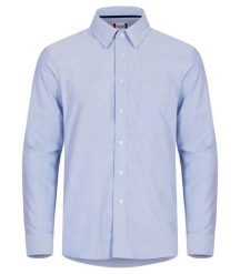 Clique Oxford koszula Oxford z długim rękawem 100% bawełna - royal blue. Niebieskie koszule męskie CLIQUE, l, bez wzorów, z bawełny, bez kołnierzyka, bez ramiączek. Za 228.33 zł.