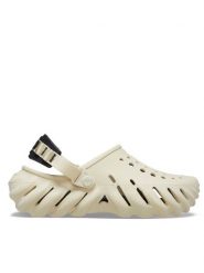 Crocs Klapki Echo Clog 207937 Beżowy. Brązowe klapki męskie Crocs, bez wzorów, z tworzywa sztucznego, bez zapięcia. Za 319.99 zł.
