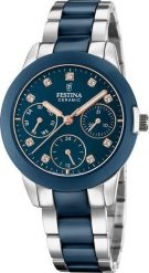 Zegarek Festina Zegarek damski Festina F20497-2 CYRKONIE srebrny. Szare zegarki damskie Festina, srebrne. Za 789.00 zł.