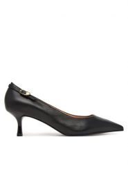 LOVE MOSCHINO Szpilki JA10176G1PIA0000 Czarny. Czarne szpilki damskie Love Moschino, bez wzorów, ze skóry, bez obcasa, na szpilce, bez zapięcia. Za 949.99 zł.
