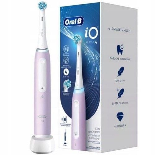 Braun Oral-b szczoteczka elektryczna iO4 lawendowa. Fioletowe szczoteczki elektryczne BRAUN. Za 326.99 zł.