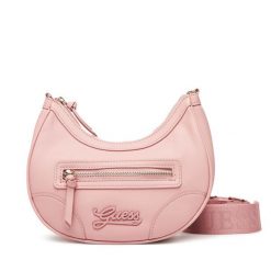 Torebka Guess. Czerwone listonoszki damskie Guess, z aplikacjami, bez dodatków. Za 299.99 zł.