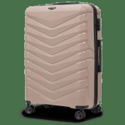 Walizka duża Wings PHOENIX 2.0 polipropylen 28" CHAMPAGNE. Brązowe walizki damskie Wings, bez wzorów, z materiału, duże. Za 199.90 zł.