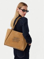 KARL LAGERFELD Torebka B3W30037 Brązowy. Brązowe shopperki damskie KARL LAGERFELD, bez wzorów, ze skóry, bez dodatków. Za 1,399.00 zł.