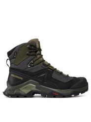 Salomon Trekkingi Quest Element Gtx GORE-TEX 414571 28 V0 Zielony. Zielone botki męskie Salomon, bez wzorów, z gore-texu, bez obcasa, bez zapięcia. Za 749.99 zł.