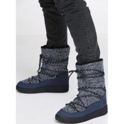 Granatowe Śniegowce The Moon. Śniegowce damskie Born2be, z materiału, bez zapięcia. Za 79.99 zł.
