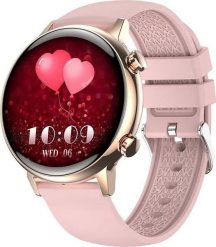 Smartwatch Enter SAT.110.539 Różowy. Czerwone zegarki smartwatch Enter, bez wzorów. Za 289.00 zł.