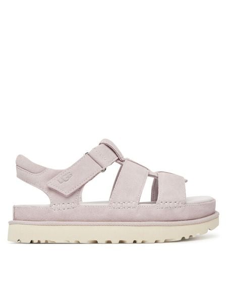 Ugg Sandały W Goldenstar Strap 1137890 Fioletowy. Fioletowe sandały damskie UGG, bez wzorów, ze skóry, bez obcasa, na płaskiej podeszwie, bez zapięcia. Za 639.99 zł.