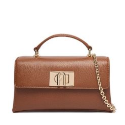 Torebka Furla. Brązowe torebki do ręki damskie Furla, bez wzorów, bez dodatków. Za 1,104.00 zł.