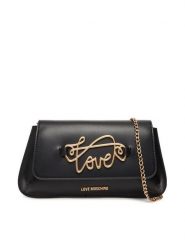 LOVE MOSCHINO Torebka JC4266PP0MKG0000 Czarny. Czarne torebki do ręki damskie Love Moschino, bez wzorów, ze skóry, bez dodatków. Za 489.99 zł.