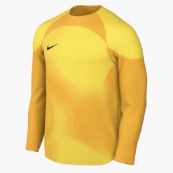 Koszulka sportowa męska Nike Gardien IV Goalkeeper. Żółte koszulki sportowe męskie Nike, l, bez wzorów, bez ramiączek, do piłki nożnej. W wyprzedaży za 256.85 zł.
