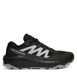 Trekkingi Salomon. Czarne buty zimowe męskie Salomon, bez wzorów, bez obcasa, bez zapięcia. Za 409.99 zł.
