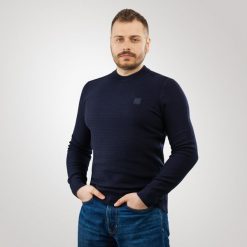 Boss Sweter męski Boss. Swetry męskie Boss, m, bez wzorów, bez kołnierzyka, bez ramiączek. Za 649.00 zł.