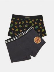 Bokserki Classic Żółwie Ninja 2 pack - wielobarwny. Bokserki męskie Sinsay, bez wzorów, z gumy. Za 29.99 zł.