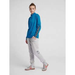 Bluza do piłki nożnej damska Hummel demi-zip hml AUTHENTIC. Niebieskie bluzy damskie Hummel, xl, bez wzorów, sportowe, bez ramiączek, bez kaptura. Za 209.55 zł.