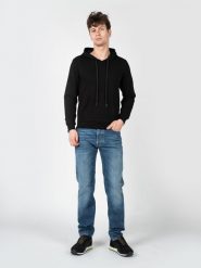 Iceberg Bluza "Hoodie" | E0206300 | Mężczyzna | Czarny. Czarne bluzy męskie Iceberg, m, bez wzorów, z bawełny, bez kaptura. W wyprzedaży za 589.00 zł.