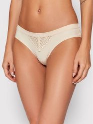 Triumph Figi brazylijskie Aura Spotlight 10208024 Beżowy. Brązowe majtki damskie Triumph, z syntetyku. Za 59.99 zł.