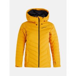 Kurtka Peak Performance Damska W Frost Ski Jacket. Żółte kurtki sportowe damskie Peak Performance, na zimę, xs, bez wzorów, bez ramiączek, bez kaptura, narciarskie. W wyprzedaży za 1,679.00 zł.