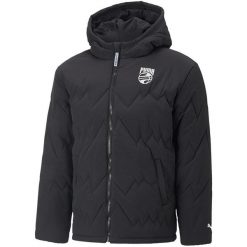 Kurtka wiatrówka męska Puma WindCell 536188 01. Czarne kurtki męskie Puma, l, bez wzorów, z materiału, biznesowe, z kapturem. Za 349.00 zł.