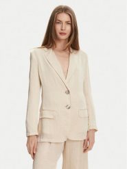 Marella Marynarka Selz 2513041085 Écru Regular Fit. Marynarki i żakiety damskie Marella, bez wzorów, z acetatu, bez kołnierzyka, bez ramiączek. Za 739.99 zł.