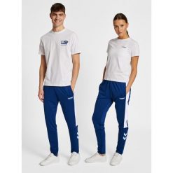 Spodnie dresowe Hummel GC Agility LSS. Niebieskie spodnie dresowe damskie Hummel, bez wzorów, z dresówki, sportowe. Za 200.50 zł.