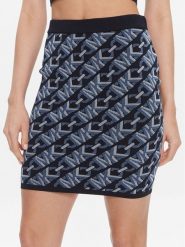 MICHAEL Michael Kors Spódnica mini MR470BM9Z6 Granatowy Slim Fit. Niebieskie spódnice damskie MICHAEL Michael Kors, m, bez wzorów, z wiskozy, mini. Za 399.99 zł.