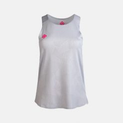 Techniczny top GENOVA, oddychający i szybkoschnący. Czerwone topy damskie IZAS, l, bez wzorów, casualowe, bez kołnierzyka, bez ramiączek. Za 160.83 zł.