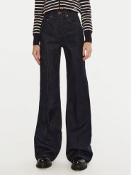 AMI Paris Jeansy FTR420DE0011 Granatowy Flare Fit. Niebieskie jeansy damskie AMI PARIS, bez wzorów, z bawełny. Za 839.99 zł.