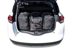 Torby Do Bagażnika Renault Scenic 2015-2019 4Szt Kjust. Czarne torby podróżne damskie KJUST, bez wzorów, z kauczuku. Za 1,209.00 zł.