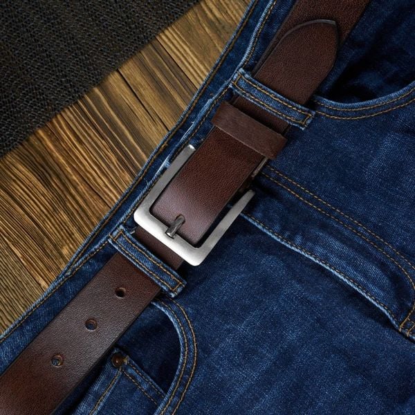 Pasek skórzany 110 CM PAOLO PERUZZI 04Z02110 brązowy. Brązowe paski męskie Paolo Peruzzi, z materiału, klasyczne. Za 59.00 zł.