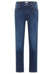Dżinsy ze stretchem Mustang Tramper, prosta nogawka. Niebieskie jeansy męskie bonprix, z jeansu. Za 189.99 zł.