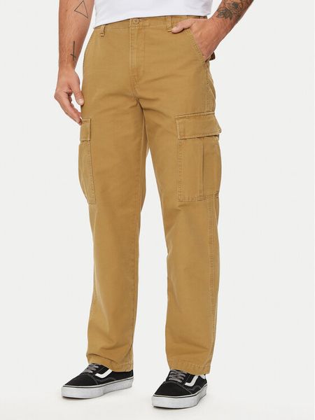 Levi's® Spodnie materiałowe XX Cargo A7364-0001 Beżowy Straight Fit. Brązowe spodnie materiałowe męskie bez wzorów, z bawełny. Za 249.99 zł.