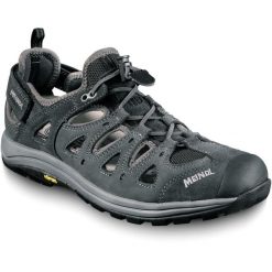 Buty męskie Meindl Hawaii. Szare buty zimowe męskie MEINDL, bez wzorów, z gumy, bez obcasa, bez zapięcia. Za 868.00 zł.