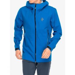 Kurtka z membraną męska Black Diamond Highline Stretch Shell. Niebieskie kurtki męskie Black Diamond, m, bez wzorów, sportowe, bez kaptura. Za 1,471.60 zł.