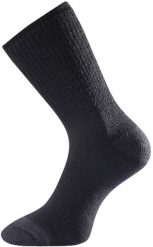 Skarpety merino HTV. Czarne skarpetki damskie LASTING, bez wzorów, z elastanu. Za 38.00 zł.