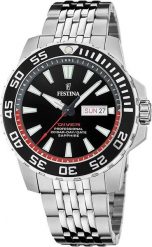Zegarek Festina Zegarek męski Festina F20661-3 srebrny. Szare zegarki męskie Festina, bez wzorów, srebrne. Za 738.00 zł.