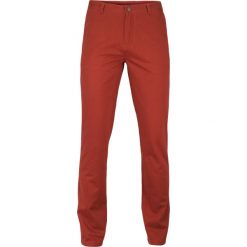 Bawełniane Spodnie Męskie, CHINOSY, Zwężane Nogawki, Kolorowe, Czerwone. Czerwone eleganckie spodnie męskie Ezreal, bez wzorów, z bawełny. Za 169.00 zł.
