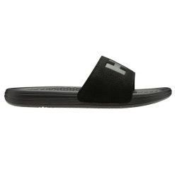 Klapki Helly Hansen H/H Slide 11714 990 czarne. Czarne klapki męskie bez wzorów, z materiału, bez zapięcia. Za 319.13 zł.