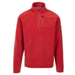 Męska Bluza Polarowa Farnworth AT100. Brązowe bluzy sportowe męskie Trespass, na zimę, l, bez wzorów, z polaru, bez kaptura, trekkingowe. Za 108.99 zł.