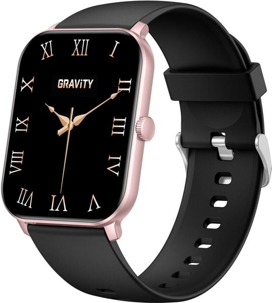 Smartwatch Gravity GT36-3 Czarny (GT36-3). Czarne zegarki smartwatch Gravity, bez wzorów. Za 86.03 zł.