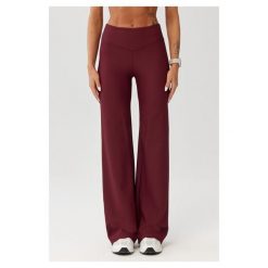 Damskie legginsy sportowe fitness Rough Radical Aven Long. Czerwone legginsy damskie ROUGH RADICAL, bez wzorów, na fitness i siłownię. Za 189.90 zł.