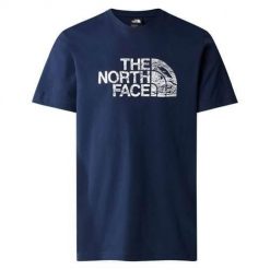 Koszulka sportowa męska The North Face Woodcut Dome Tee Tnf. Niebieskie koszulki sportowe męskie The North Face, m, bez wzorów, z bawełny, bez ramiączek, trekkingowe. Za 239.00 zł.