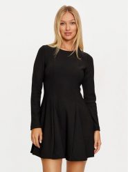 Marciano Guess Sukienka koktajlowa 4BGK22 6302A Czarny Regular Fit. Czarne sukienki damskie Marciano Guess, z aplikacjami, z syntetyku, wizytowe, bez kołnierzyka, bez ramiączek. Za 489.99 zł.