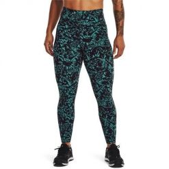 Spodnie treningowe damskie Under Armour 1369006006. Zielone spodnie dresowe damskie Under Armour, bez wzorów, sportowe. Za 427.00 zł.
