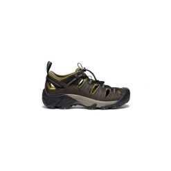 Sandały trekkingowe męskie Arroyo II. Czarne buty zimowe męskie Keen, bez wzorów, z nubiku, bez obcasa, bez zapięcia. W wyprzedaży za 399.00 zł.
